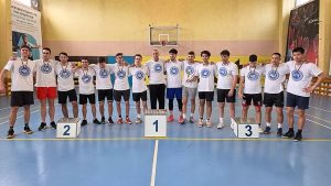 отборът победител в състезанието по баскетбол